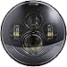 7 inch Daymaker LED Headlight DOT Kit Set Fog Passing Lights for Harley Davidson Ultra Classic Electra Street Glide Road King Heritage Softail Deluxe Slim Fatboy Motorcycle Headlights Headlamps Black