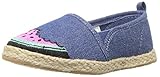 OshKosh B'Gosh Girls' Belle Beachy Espadrille Loafer Flat, Blue, 9 M US Toddler
