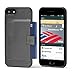 Distil Union Wally Wallet Case for iPhone 7 / iPhone 8 - Genuine Leather Protective Case (Slate)