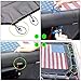 America US Flag Durable Sunshade Mesh Top Cover Provides UV Sun Protection for 2007-2017 Jeep Wrangler JKU 4 Door