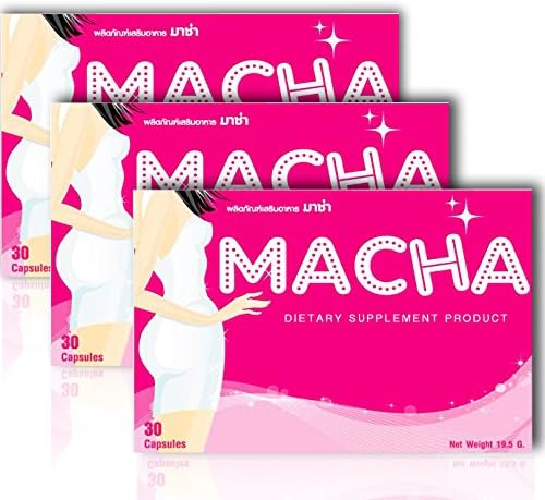MACHA Dietary Supplement Product Weight Loss Slim 30 Capsules 0.67 Oz. (Pack of 3)