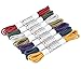 Brother Brother Colored Oxford Shoe Laces for Men (7 Pairs) | 100% Cotton Round and Waxed Shoelaces | Shoe Strings for Dress Shoes | Gift Box