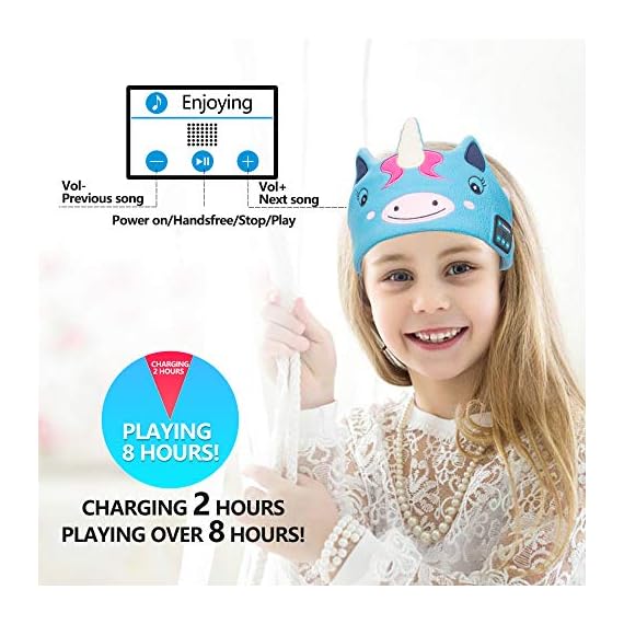 Kids Headphones Lavince Wireless Headphones Headband Bluetooth V4.2 Sleep Headband with