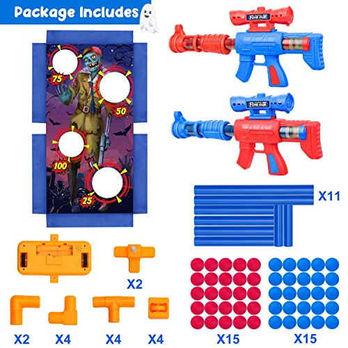 Jumpit [Upgraded] Shooting Game Toy with Moving Zombie Toy Target, 2