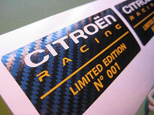Citroen DS3 Racing Limited Edition decal 2pcs. (carbon black Ð white Ð yellow)
