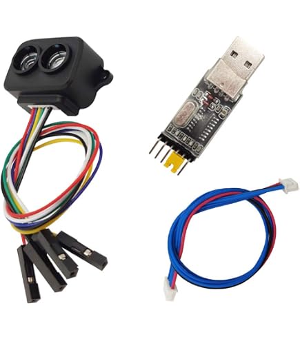youyeetoo TF-Luna Lidar Sensor Kit, with 1x USB-TTL Adapter 1x Dupont...