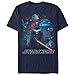 STAR WARS Men's Dark Side Partners T-Shirt - Navy Blue - 2X Large