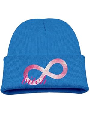 Best Bitches Infinity Geometric Babys Beanie Slouchy Knitted Hat