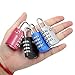TSA Approved Luggage Locks 4 Digit Combination Theft Protection on Our Durable Heavy Duty Travel Baggage Lock, Padlock and Suitcase Lock (Multi Color 4 Pack) ¡­
