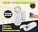 Fuers Security Window/Door Alarm Contacts,2-Pack,Battery Operated Wireless Burglar Alert Magnetic Sensor Alarm Easy Installation DIY Protection for Home, Garage,Apartment,Office,Kids Safety,Travel