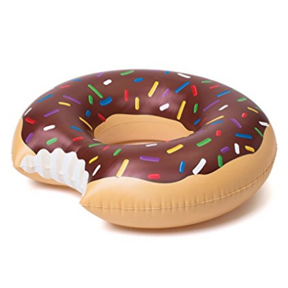 ixaer Donut Inflatable Pool, Funny Swimming Pool Floats/ Summer Water Sport Inflatable Pool Toys.(chocolate)