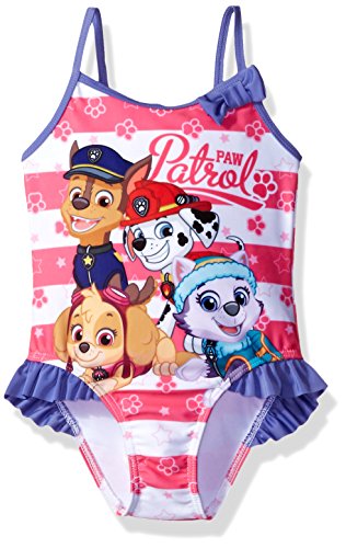 Nickelodeon Toddler Girls' Paw Patrol Swimsuit, Purple, 2T
