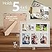 4x6 White Picture Frames Collage - Wall Picture Frames Holds Set Of Five Pictures - Rustic Distressed Wood Multi Collage Photo Frames - Display On Table Or By Wall Hanging Clips - Wall Decor