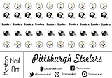 NFL - Pittsburgh Steelers Waterslide Nail Decals - 50pc