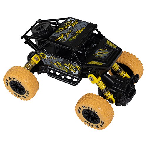 Master Toys & Novelties Roaring T-Rex 4WD 4x4 M Plus Plastic 3.5 x 5.5 Inch Monster Rally Car Toy