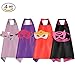 RioRand Cartoon Dress Up Costumes Satin Capes with Felt Masks for girls (Set of 4)
