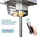 TV Antenna -Outdoor Amplified HDTV Antenna 150 Mile Range Motorized 360 Degree Rotation,Pacoso Digital TV Antenna for 2 TVs Support - UHF/VHF/FM Signal Wireless Remote Control - 33FT Coax Cable