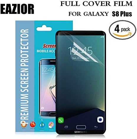 Eazior for Galaxy S8 Plus Screen Protector (Not Glass), Full Coverage Screen Protector for Galaxy S8 Plus (S8+) HD Clear Anti-Bubble Film (For S8 Plus)