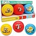Centel Toy Ball Set (Pack of 3) Bouncy Balls for Toddlers Kids 4.7 inch Playground Balls Dodgeball Kickball Handball for Pre-School Early Education Camps Picnic Church School Classroom Indoor Outdoor
