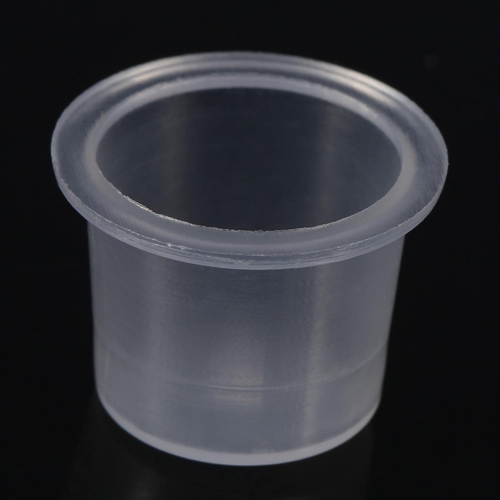 Tattoo Ink Cap, 1000 Pcs Wide Transparent Tattoo Pigment Cup Easy to Operate, Suitable for Professional Tattoo Artists Home Use(L)