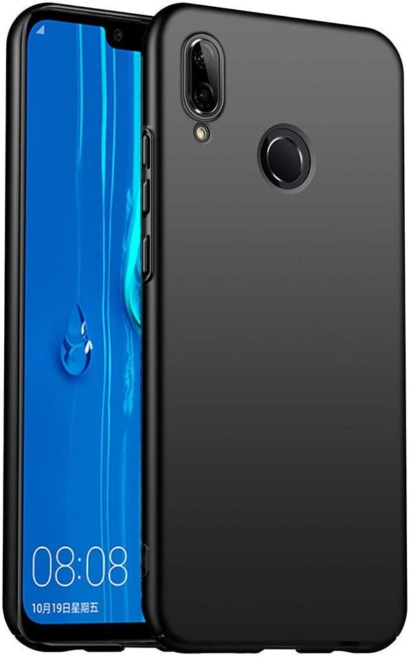 Huawei Y9 2019 Case，Slim Hard Plastic Anti-Scratch Cover Case Huawei Y9 2019 (Huawei Y9 2019, Black)