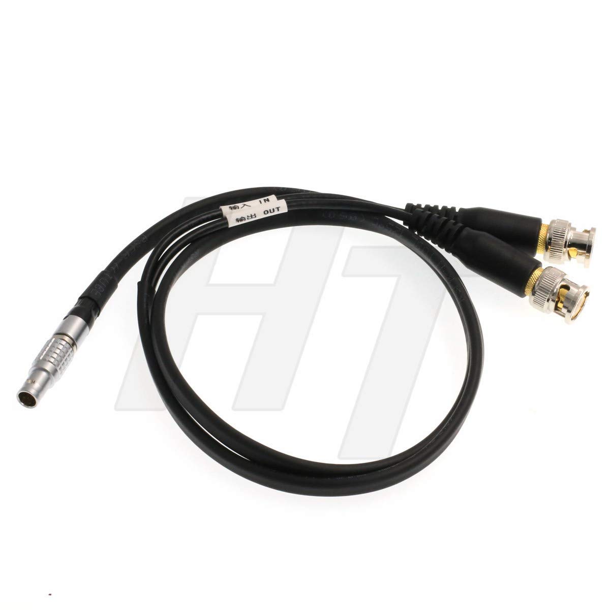 SOUND DEVICES 5 Pin Dual BNC Timecode Sync Jam Y IO Cable for audio and video equipment (5pin to bnc IO)