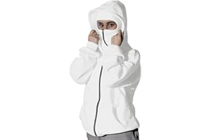 Womens Balaclava Hoodie Zip Up Double Layer Sweatshirt Hooded Zipper Lightweight Fleece Jacket Fall Winter Clothing
