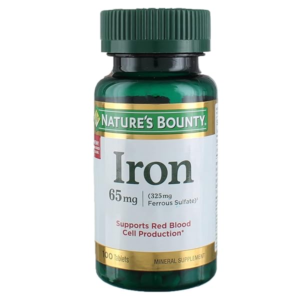 NATURE’S BOUNTY IRON 65 MG TABLETS 100 TABLETS