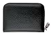 PRIME Best Rfid Blocking Genuine Leather Zipper Wallet Secure for Men & Women Top Stainless Steel Metal Slim Credit Cards Business Minimalist Holds 12 Thin Front Pocket High-grade Card Holder Case