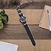 Benchmark Basics Leather Watch Band - Crazy Horse Oiled Leather One-Piece Watch Straps for Men & Women - 18mm, Black