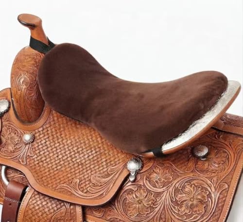 SuyiKrxn Plush Western Saddle Seat Pad