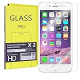 iPowertech (2 pack)iPhone 6 Screen Protector Glass, Screen Protector for iPhone 6 and iPhone 6S 4.7