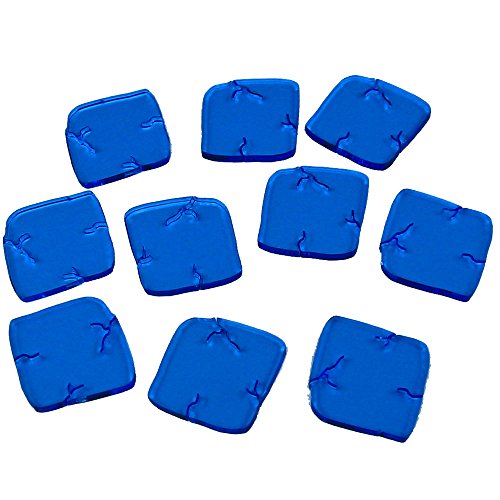 Dungeon Floor Ice Tiles, Fluorescent Blue (10)