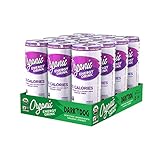 DARK DOG ORGANIC 50 Calories Energy Drink 12 Fl Oz (Pack of 12)