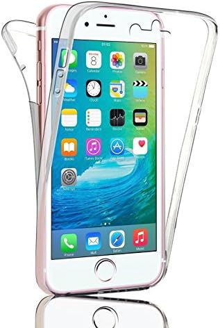 iPhone 7 Clear Shockproof 360 Degree Full Soft TPU Case Front and Back Ultra Slim iPhone Cover