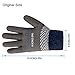 LETHMIK Thick Winter Knit Gloves Mens&Womens Warm Fleece Lined Unique Knitted Gloves Grey