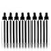 4oz Bullet-style Aluminum Fine Mist Spray Aluminum Atomizer Bottles: 8-pack