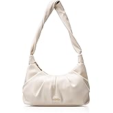 Vulkitty Small Shoulder Bag for Women Cute Hobo Purse Cloud Design Handbags PU Leather Mini Clutch with Zipper