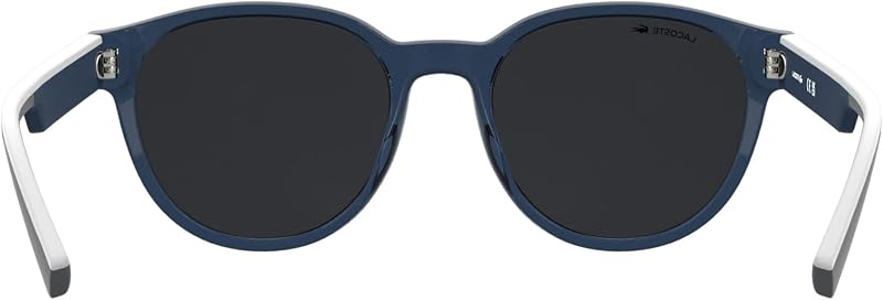 Men's Sunglasses L6088S - Transparent Blue with Solid Grey Lens