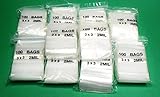 3 x 3 ZIPLOCK RECLOSABLE ZIP LOCK CLEAR PLASTIC ZIP SEAL 2MIL POLY BAGS 1000 PCS (LZ 2.2 FRE)