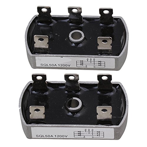 BQLZR Bridge Rectifier 3 Phase Diode 50 Amp 1200V SQL50A Aluminum Pack