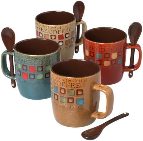 Mr. Coffee Café Americano 8Piece 14 Ounce Mug Set