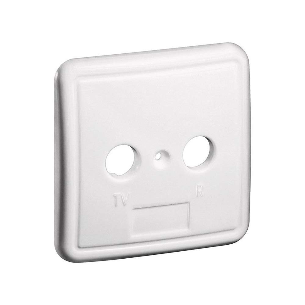 Goobay 67050 2 Holes Cover Plate for Antenna Wall Socket