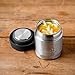 LunchBots Thermal 8 oz Triple Insulated Food Container - Hot 6 Hours or Cold 12 Hours - Leak Proof Thermos Soup Jar - All Stainless Interior - Black