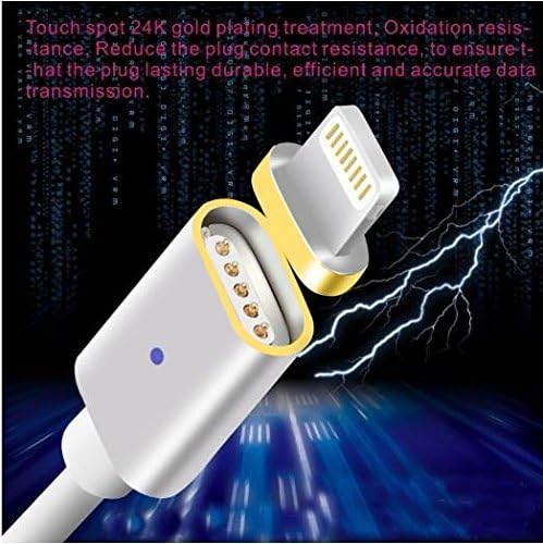 USB Magnetic Cable for iPhone 6s, 6s Plus, iPhone 6, iPhone 6 Plus, iPhone 5, iPhone 5c, iPhone 5s, iPad Pro, Air 2 and More
