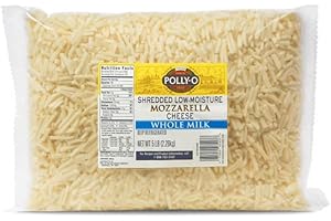 Generic POLLY-O LOW MOISTURE WHOLE MILK MOZZARELLA SHREDDED CHEESE, 5 LB. BAG