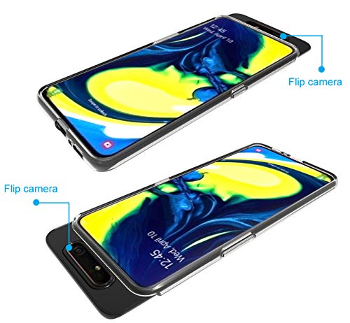 AILRINNI Case for Samsung A80, Clear Crystal Silicone Samsung A80 Phone Case, Premium Soft Gel Shockproof Bumper Protective Case Cover for Samsung Galaxy A80 - Clear