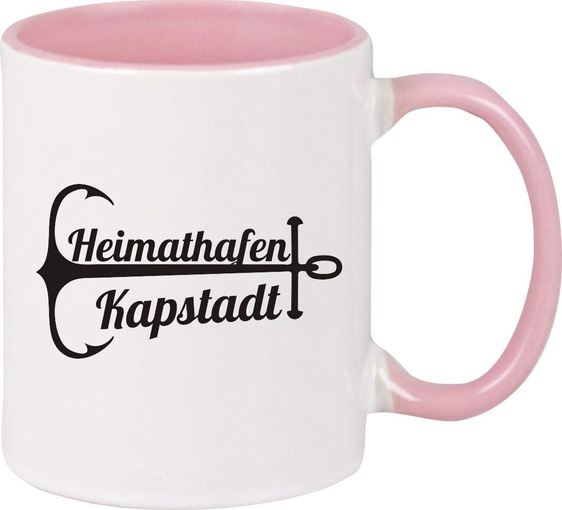 Shirtinstyle Kaffeepott, Kaffeetasse Tasse Heimathafen KAPSTADT, Urlaub