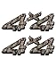 4x4 sticker set for Chevy, GMC, Sierra, Silverado Truck timber camouflage hunting camo decal