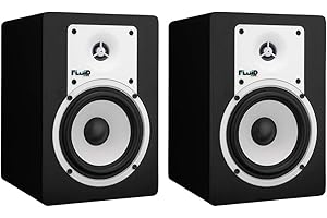 Fluid Audio C5BT: Bluetooth Active Studio Monitor, aptX, TRS, Optical Input, subwoofer Output. 2 x 20W